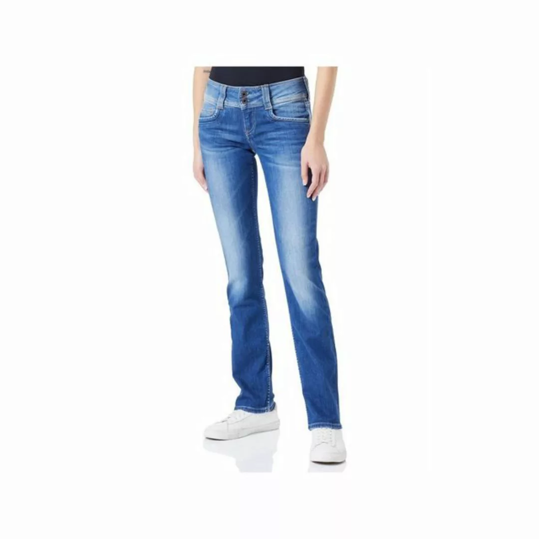 Pepe Jeans Damen Jeans Gen - Regular Fit - Blau - Royal Dark günstig online kaufen