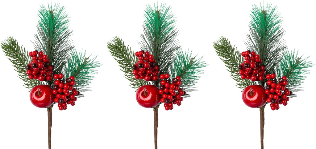 Creativ green Winterliche Kunstpflanze "Weihnachtsdeko", Zweig benadelt, de günstig online kaufen