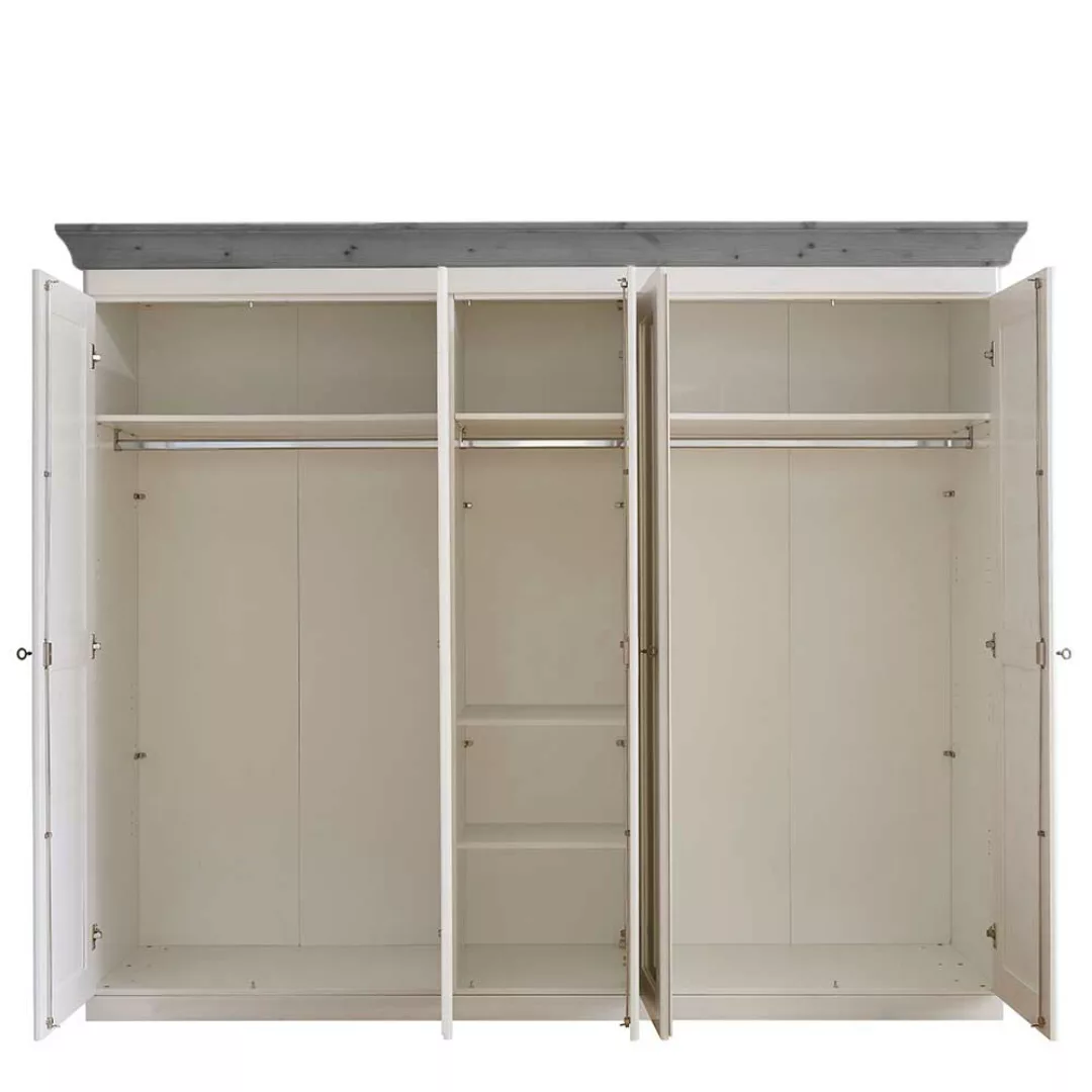 Schlafzimmerschrank Kleiderschrank mit Spiegeln und Drehtüren günstig online kaufen