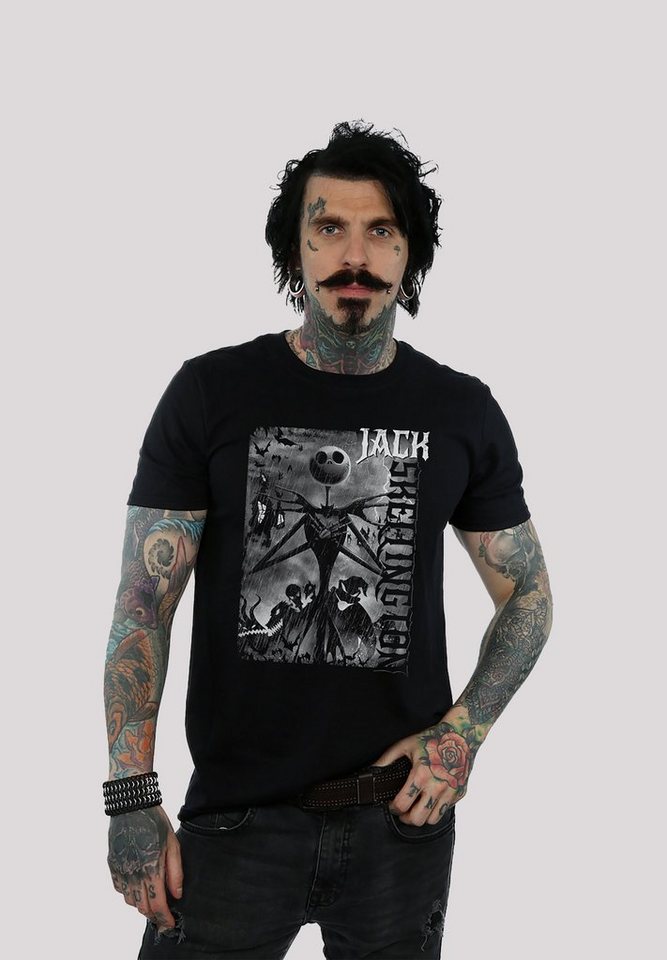 F4NT4STIC T-Shirt Disney Nightmare Before Christmas Skellington Print günstig online kaufen