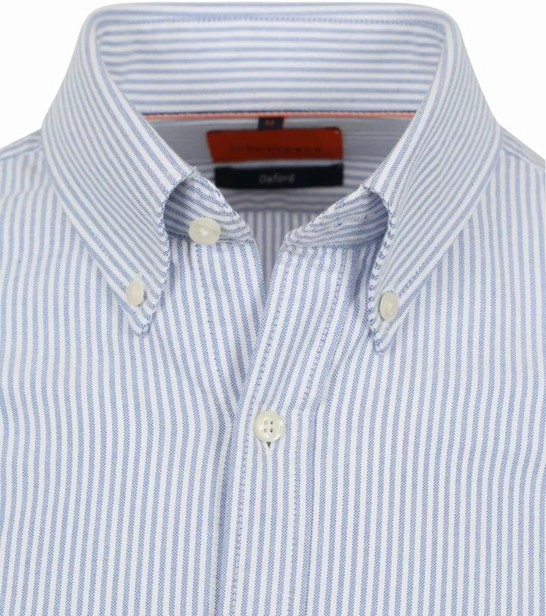 Suitable Hemd Oxford Streifen Hellblau - Größe S günstig online kaufen
