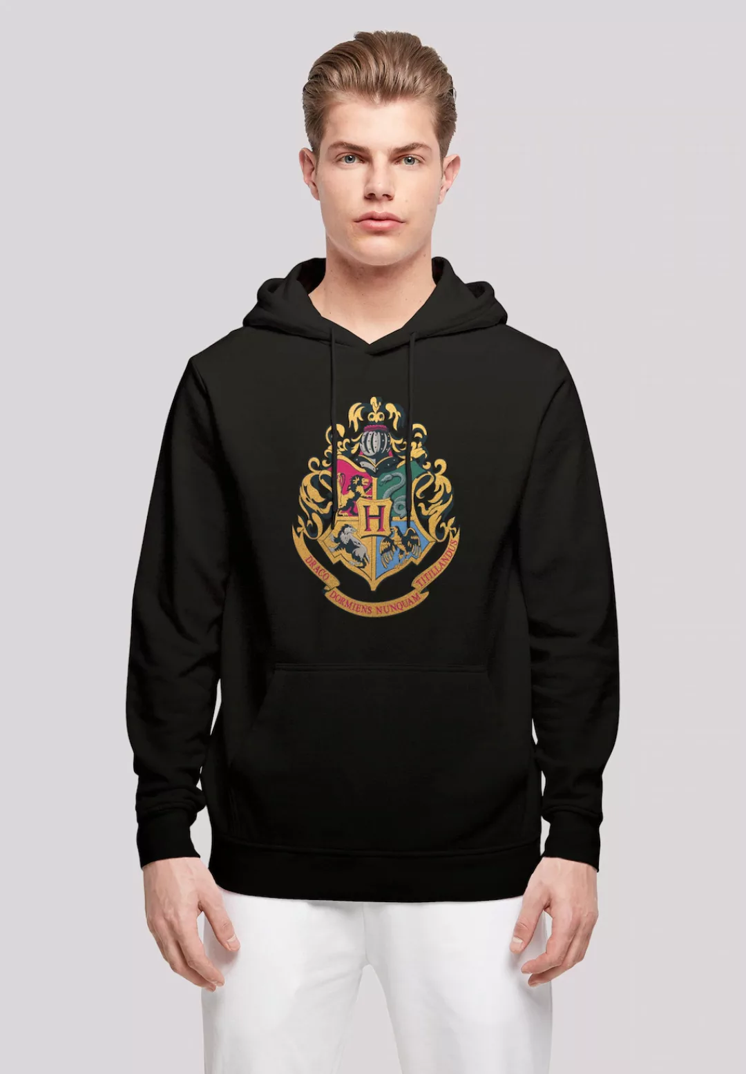 F4NT4STIC Kapuzenpullover "Harry Potter Hogwarts Crest Gold", Print günstig online kaufen