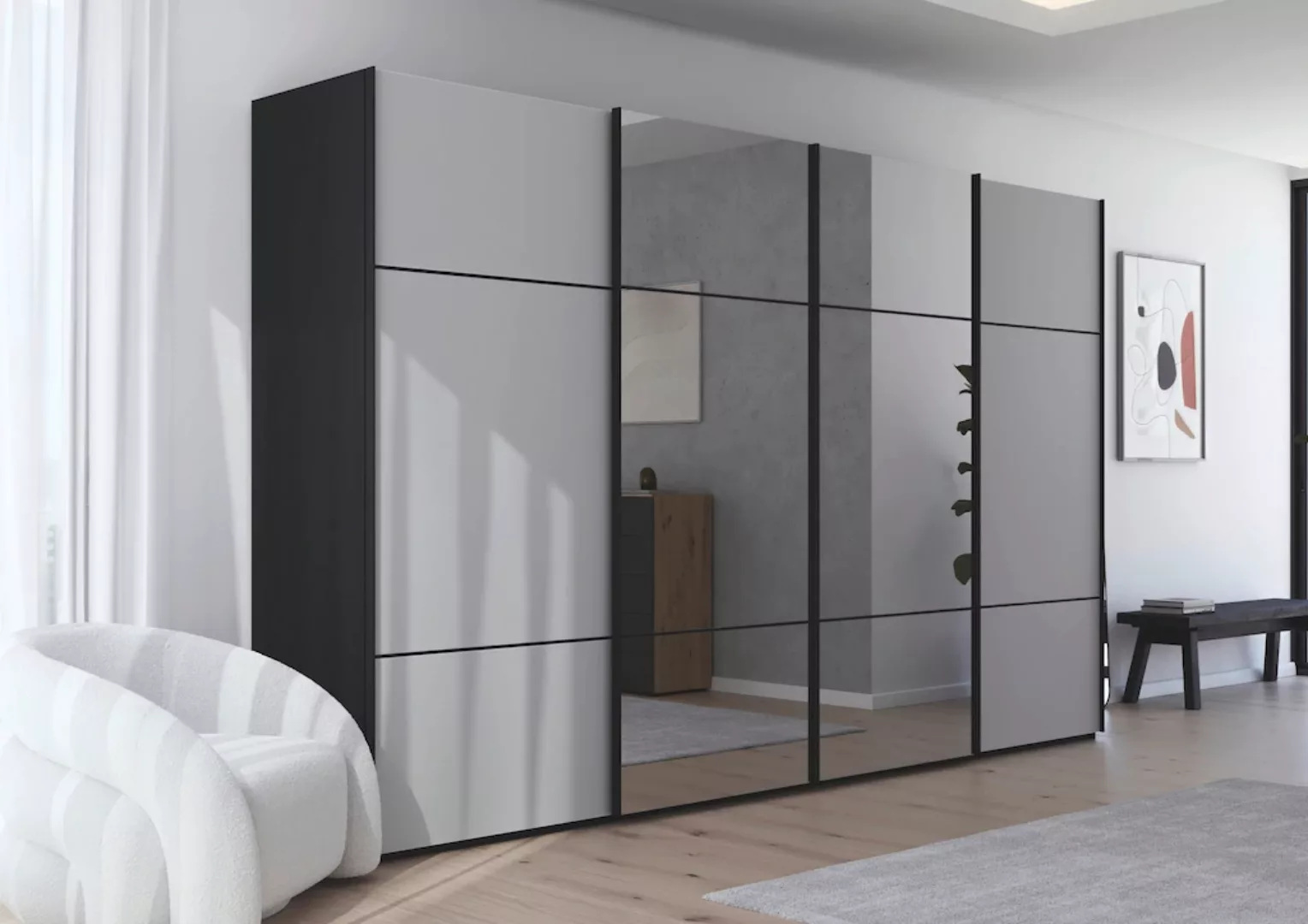 rauch Schwebetürenschrank "Kleiderschrank Schrank Garderobe Schlafzimmersch günstig online kaufen