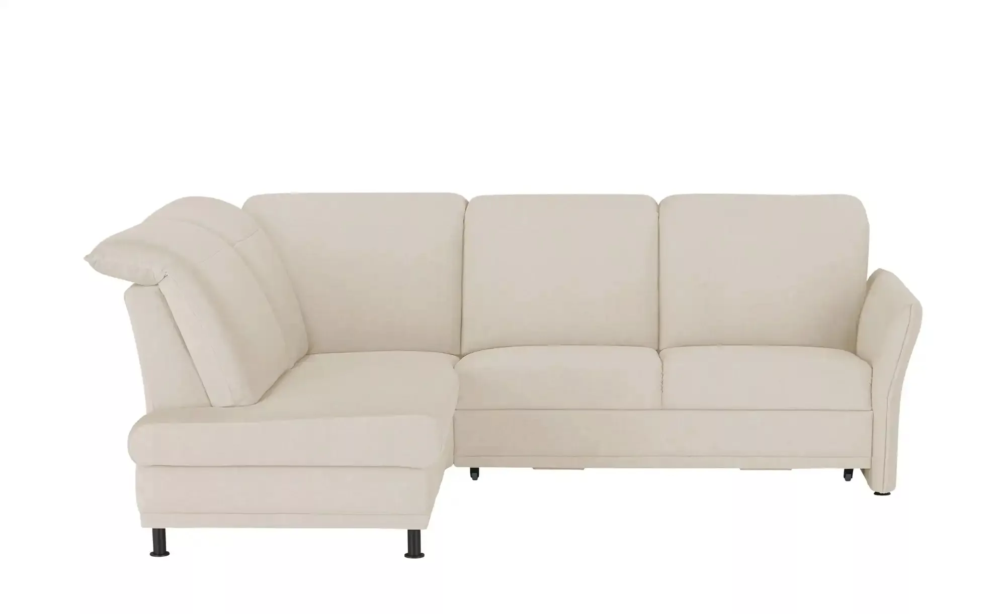 Polstermöbel Oelsa Ecksofa  Messina ¦ creme ¦ Maße (cm): B: 258 H: 92 T: 19 günstig online kaufen