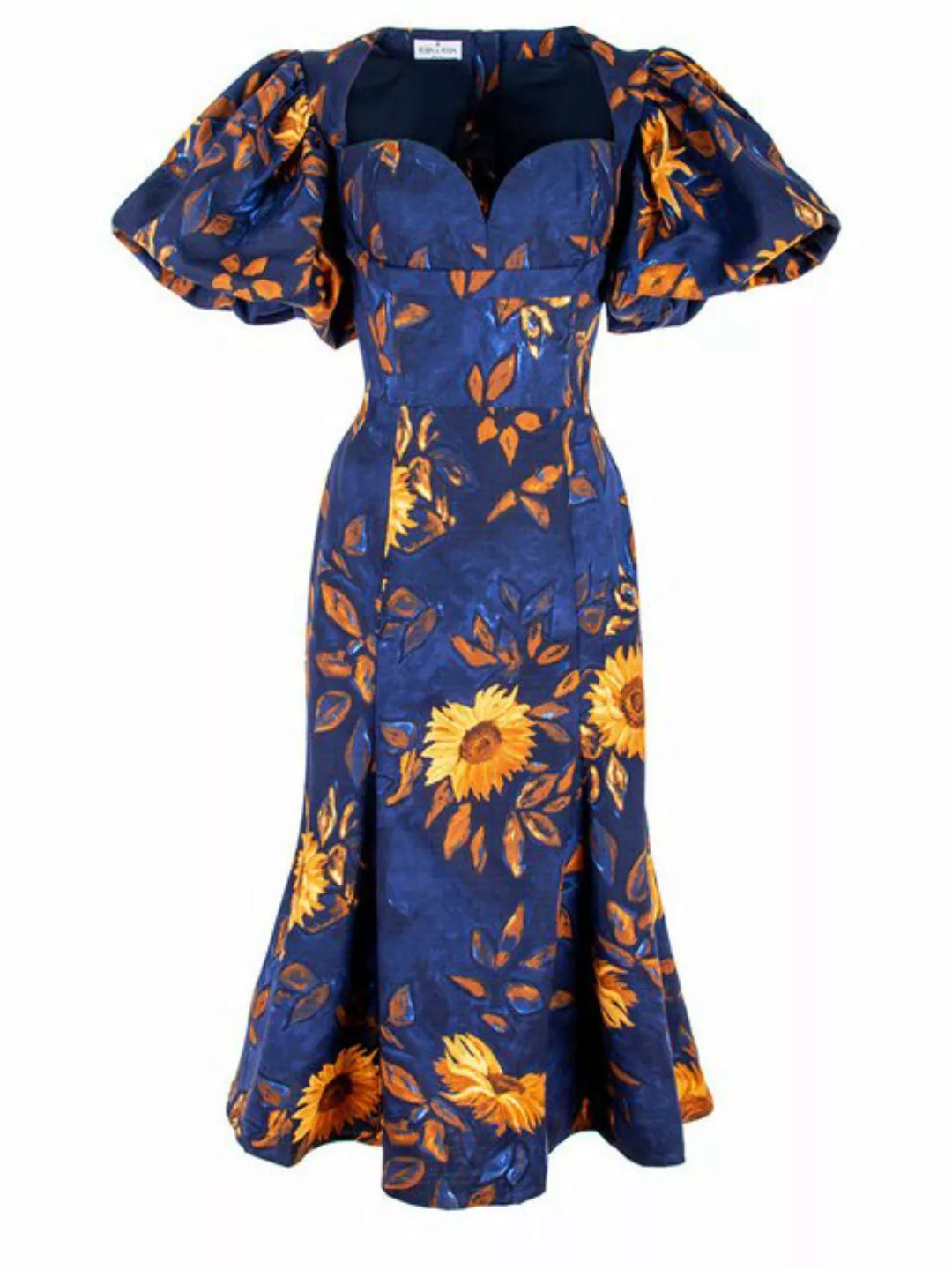 RUA & RUA Abendkleid Bustier Kleid mit Floralem Print Midikleid (1-tlg) günstig online kaufen