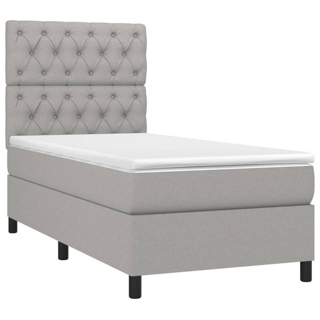 vidaXL Boxspringbett Bett Boxspringbett mit Matratze Stoff (80 x 200 cm, He günstig online kaufen