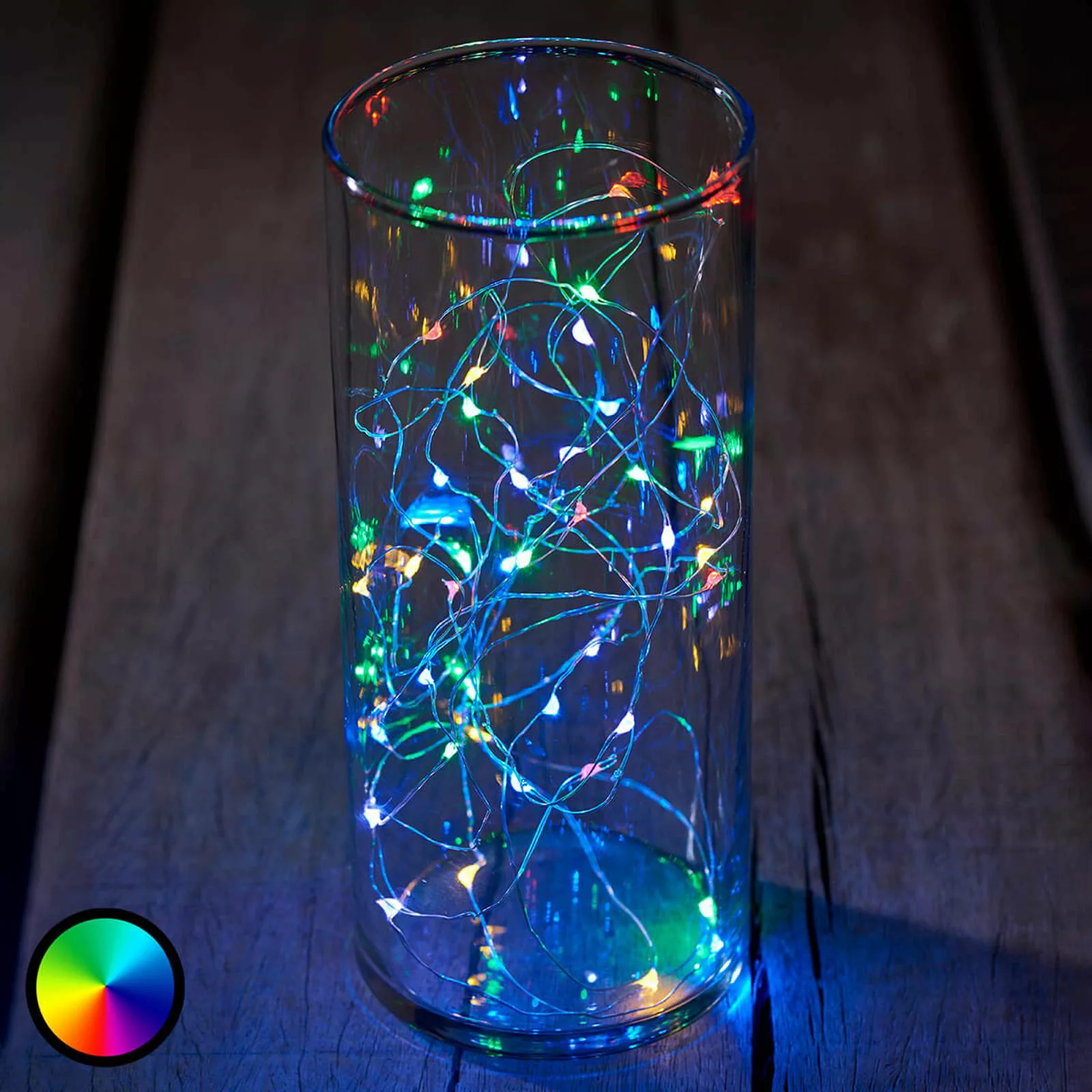 LED-Lichterkette Knirke multi, RGB, 40-flg. günstig online kaufen