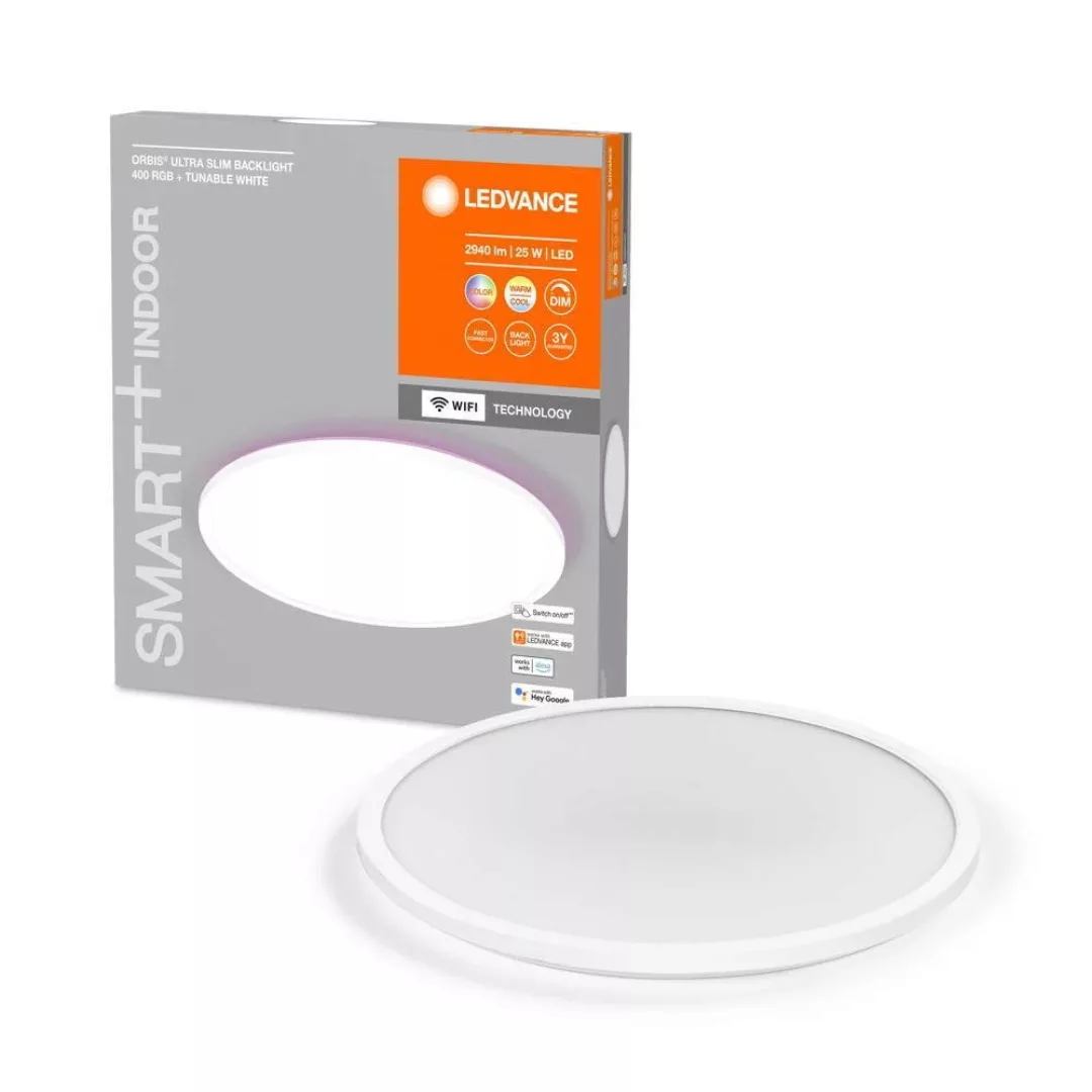 LEDVANCE SMART+ WiFi Orbis Ultra Slim Backlight, Ø40cm, weiß günstig online kaufen