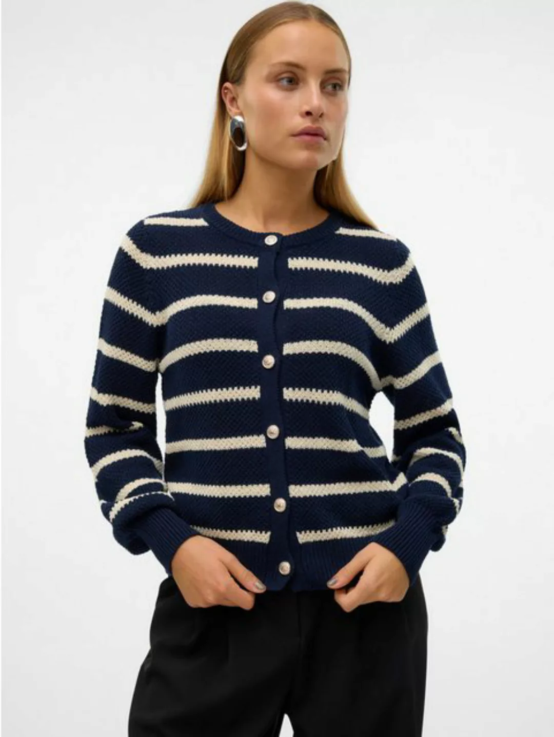 Vero Moda Strickjacke VMAMAZING LS O-NECK CARDIGAN BOO günstig online kaufen