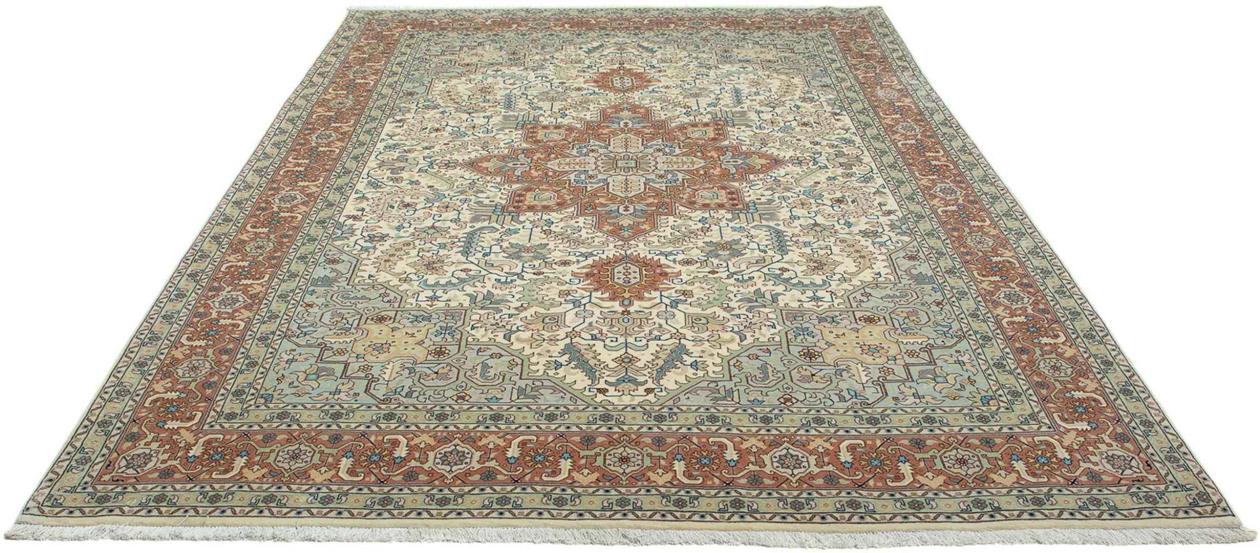 morgenland Orientteppich »Perser - Täbriz - Royal - 303 x 207 cm - beige«, günstig online kaufen