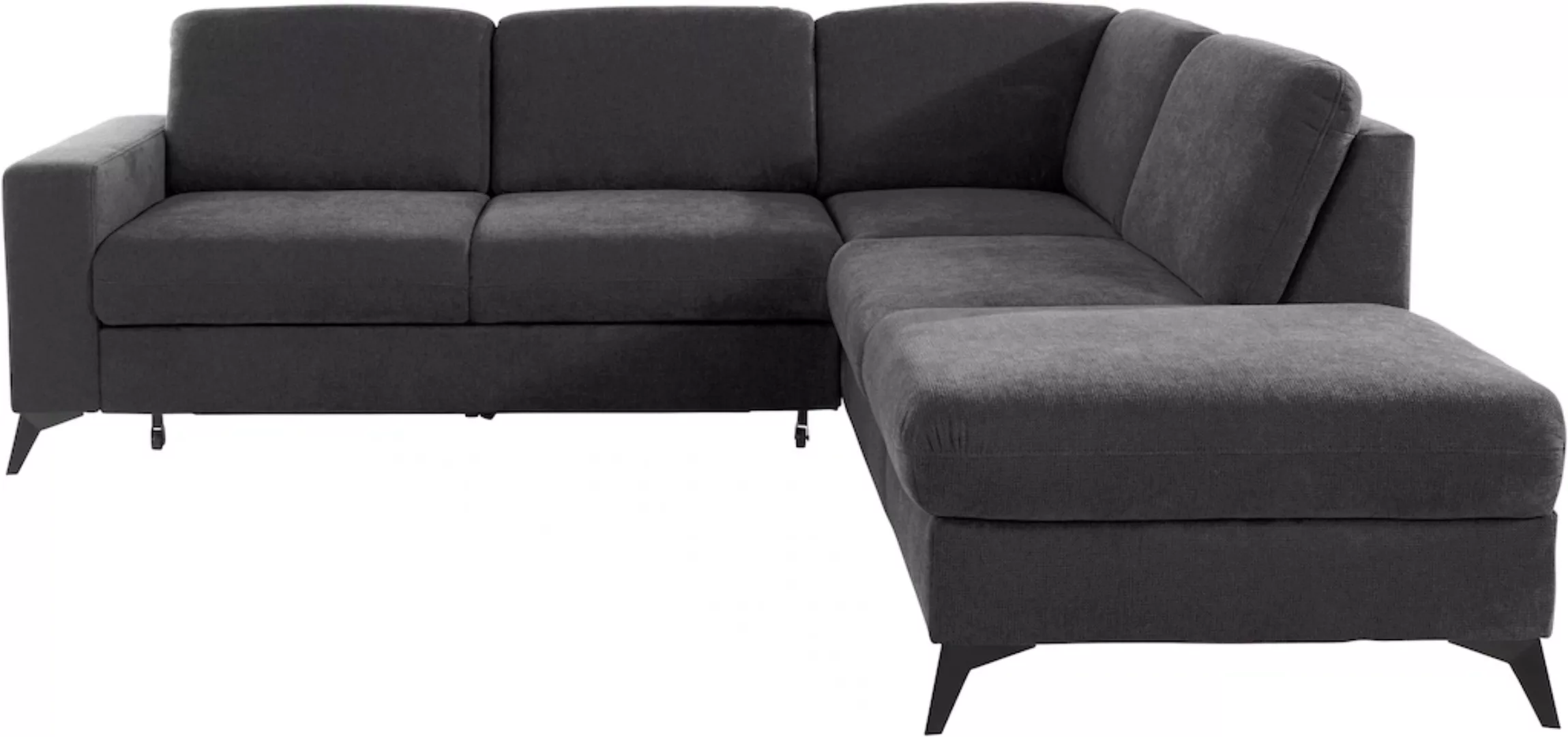 Places of Style Ecksofa "Lolland L-Form", Wahlweise mit Bettfunktion und St günstig online kaufen