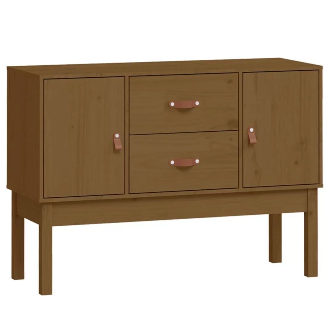 Vidaxl Sideboard Honigbraun 110x40x78 Cm Massivholz Kiefer günstig online kaufen