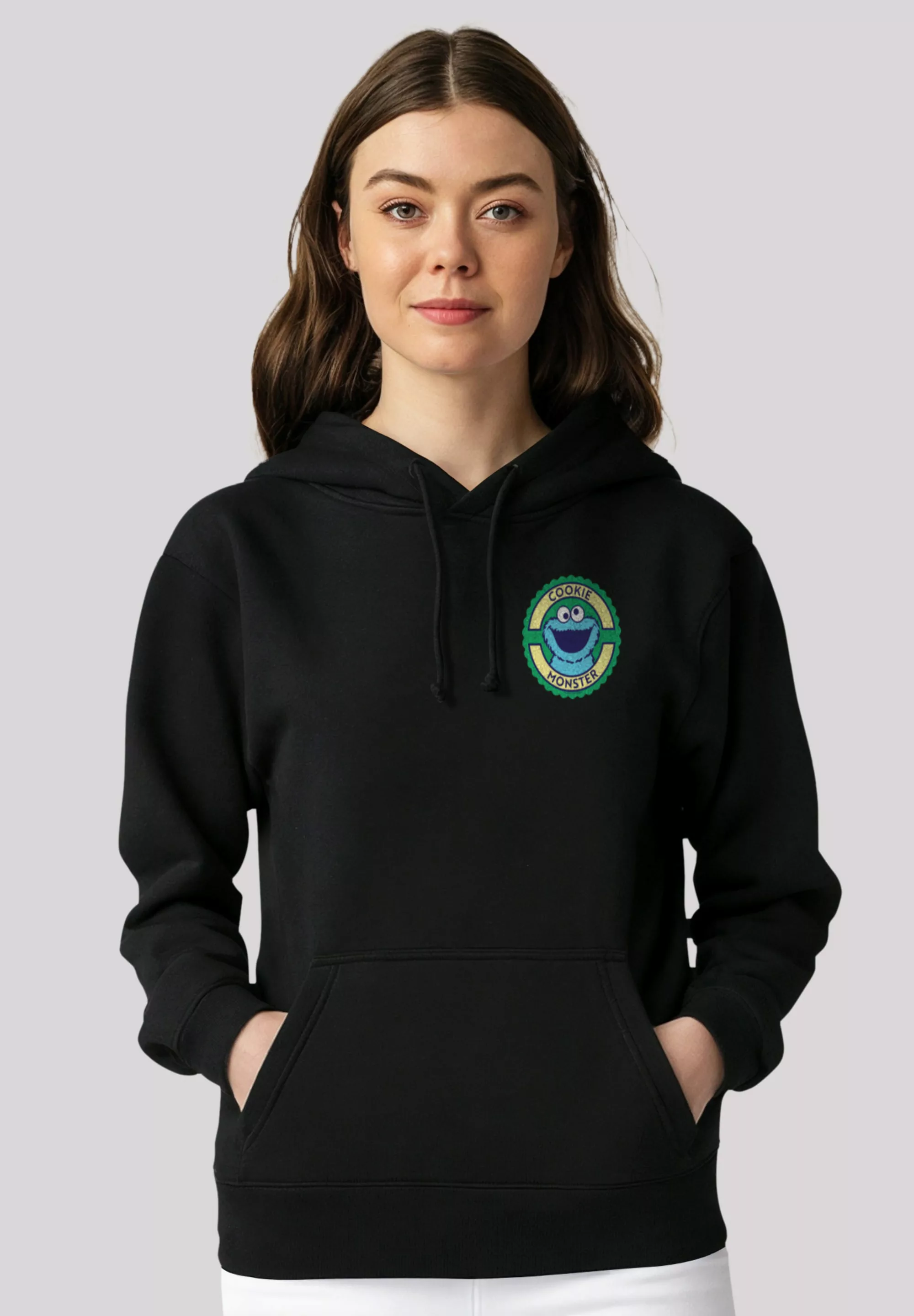 F4NT4STIC Kapuzenpullover "Sesamstraße Cookie Monster Sticker", Premium Qua günstig online kaufen