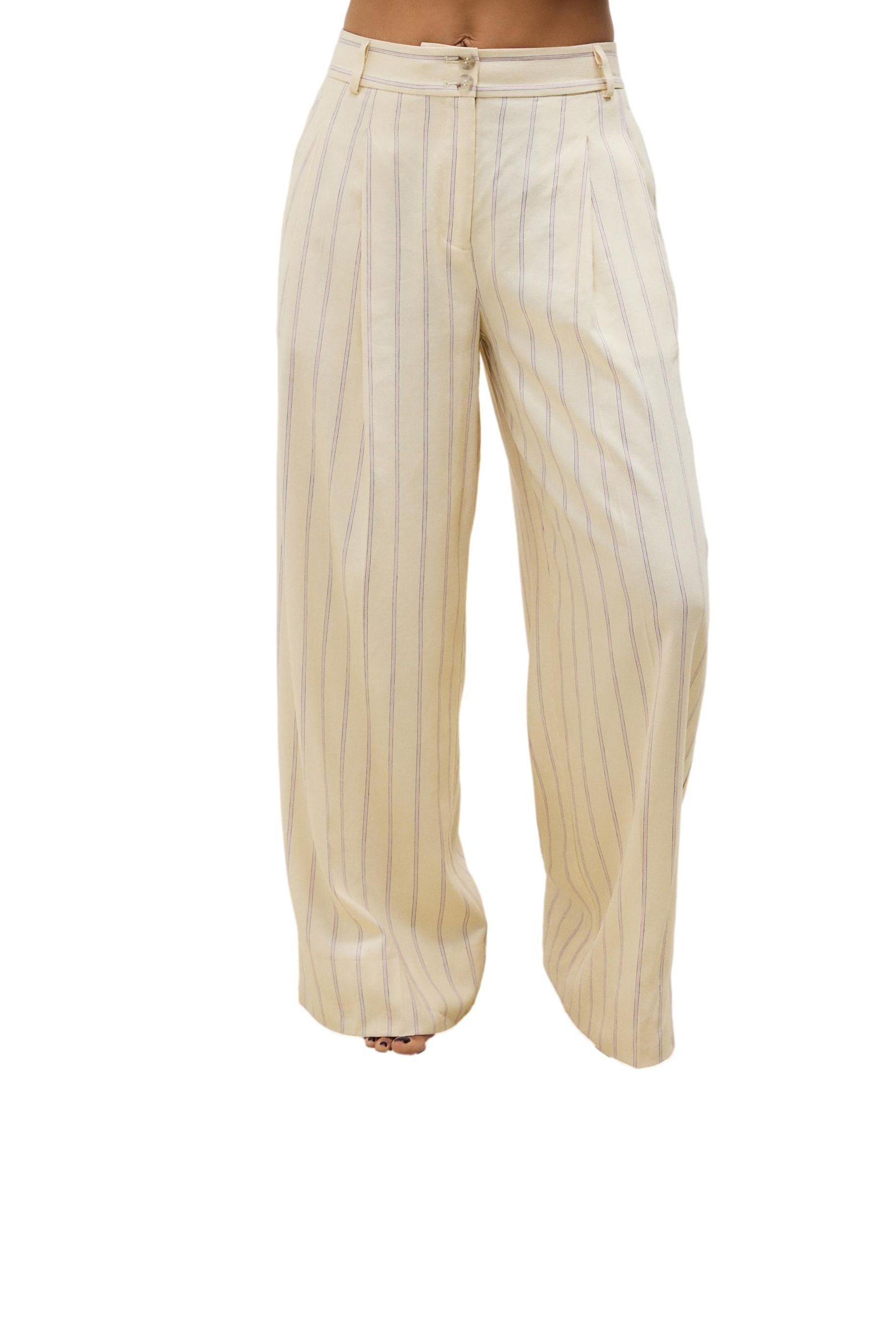 Next Palazzohose Hose aus Leinenmix mit günstig online kaufen