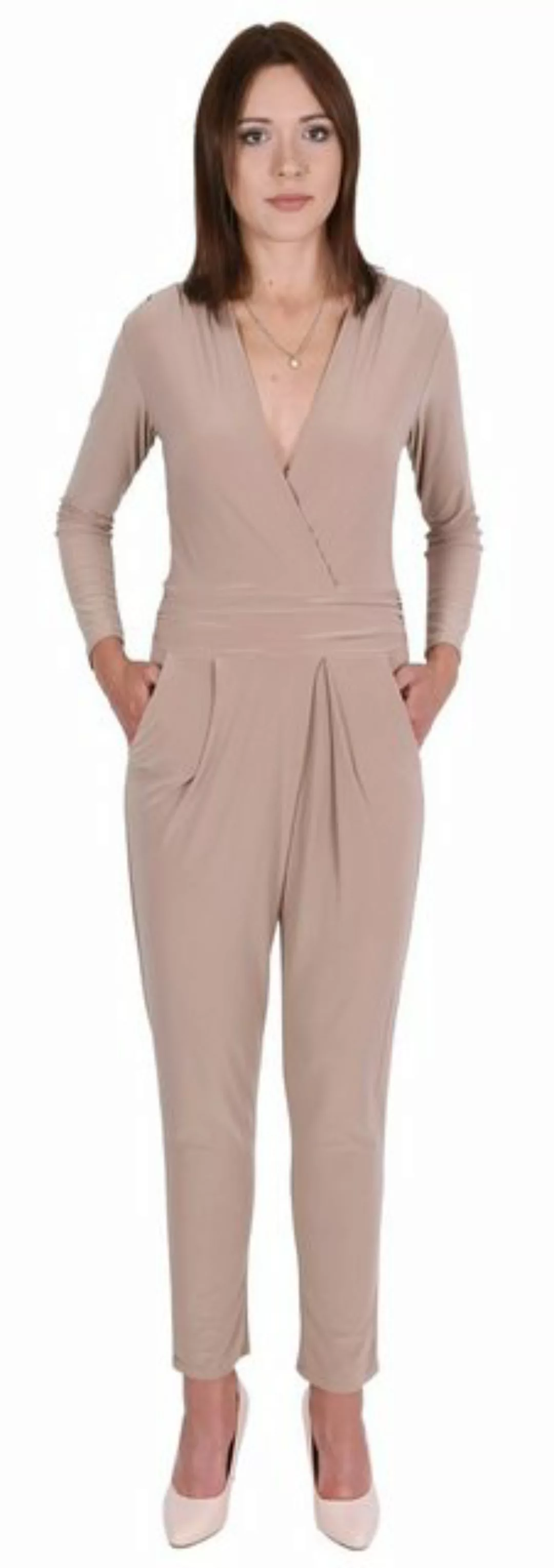 Sarcia.eu Culotte-Overall John Zack Dunkelbeigefarbiger Overall mit langen günstig online kaufen