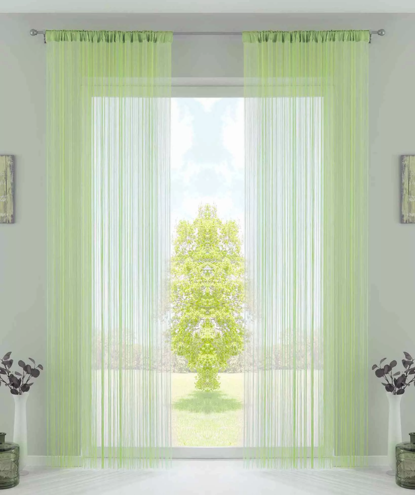 Gardinenbox Gardine, Kräuselband (2 St), transparent, günstig online kaufen