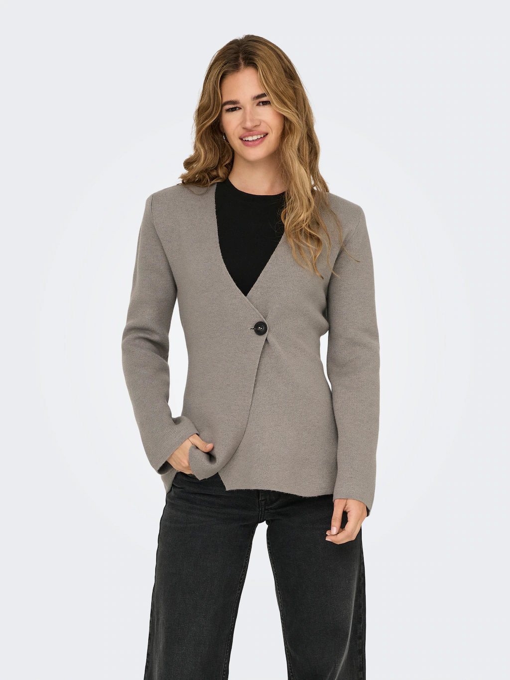 ONLY Strickjacke "ONLMYERA LIFE LS ONE BUTTON CARDIGAN KNT" günstig online kaufen
