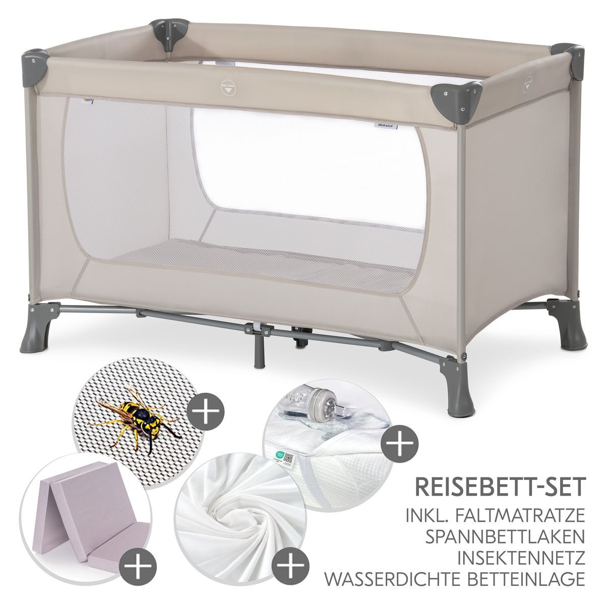 Hauck Baby-Reisebett Dream`n Play - XXL-Set günstig online kaufen