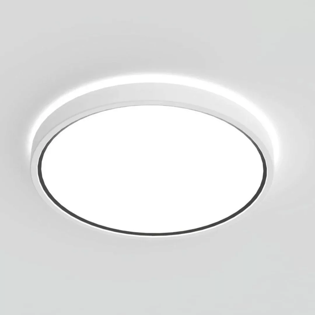 LED Deckenleuchte Noxy in Weiß 17W 1650lm IP44 günstig online kaufen