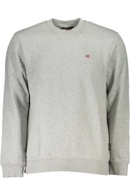 Napapijri Sweatshirt Graues Herren-Sweatshirt ohne Reißverschluss aus günstig online kaufen