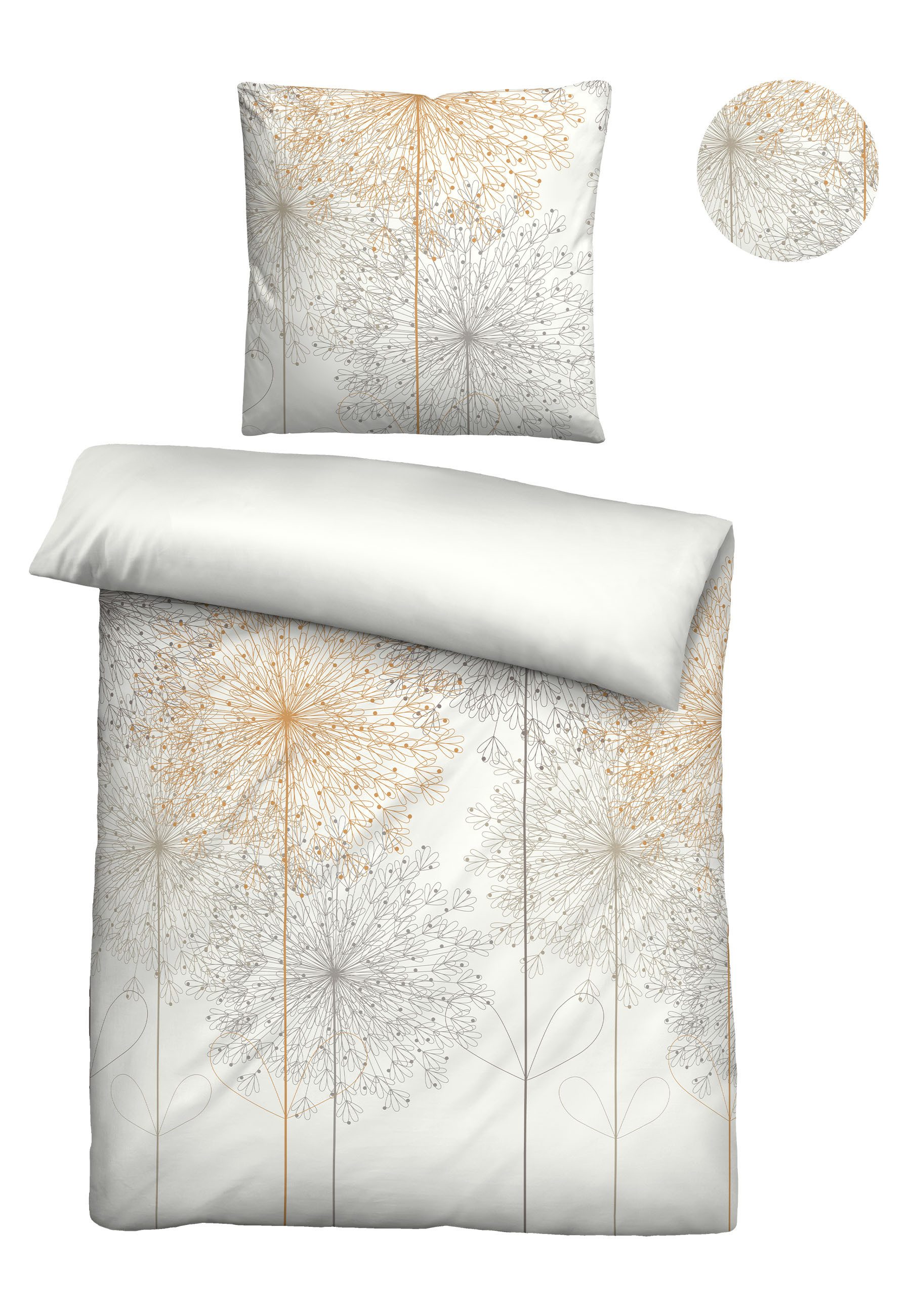 Biberna Bettwäsche 0614510, Mako-Satin, 2 teilig, günstig online kaufen