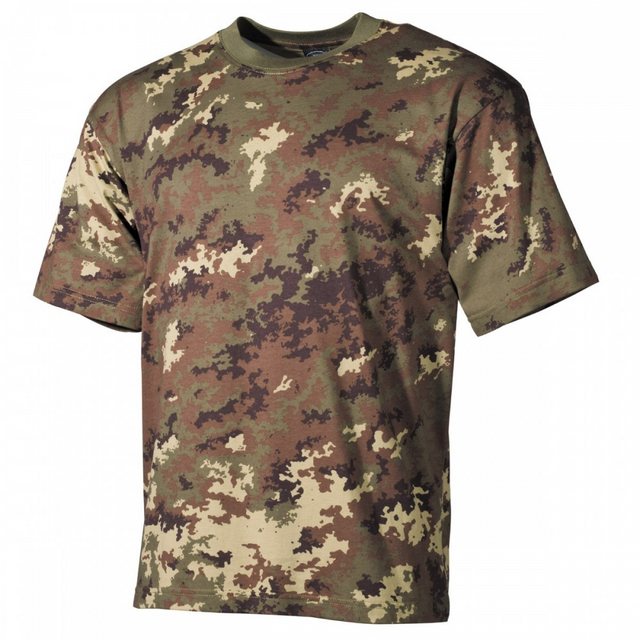 MFH T-Shirt Outdoor T-Shirt Flecktarn halbarm vegetato 170 g/m² günstig online kaufen