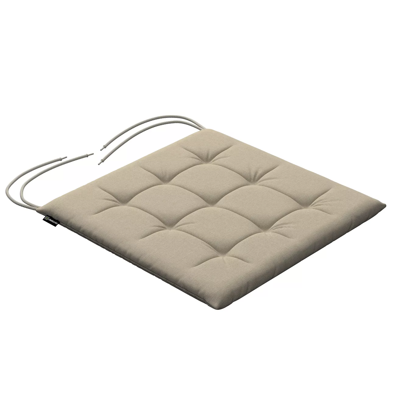 Stuhlkissen Jonas mit Bindeschnur, beige, 40 x 40 x 3,5 cm, Outdoor Oasis ( günstig online kaufen