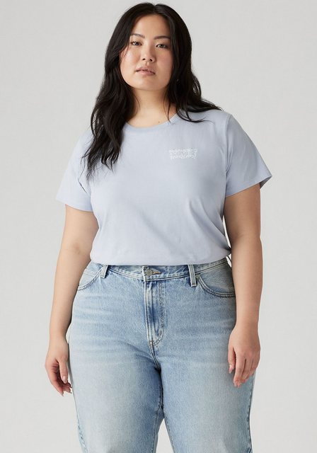 Levis Plus T-Shirt, mit kleinem, floralem Batwing-Logodruck günstig online kaufen