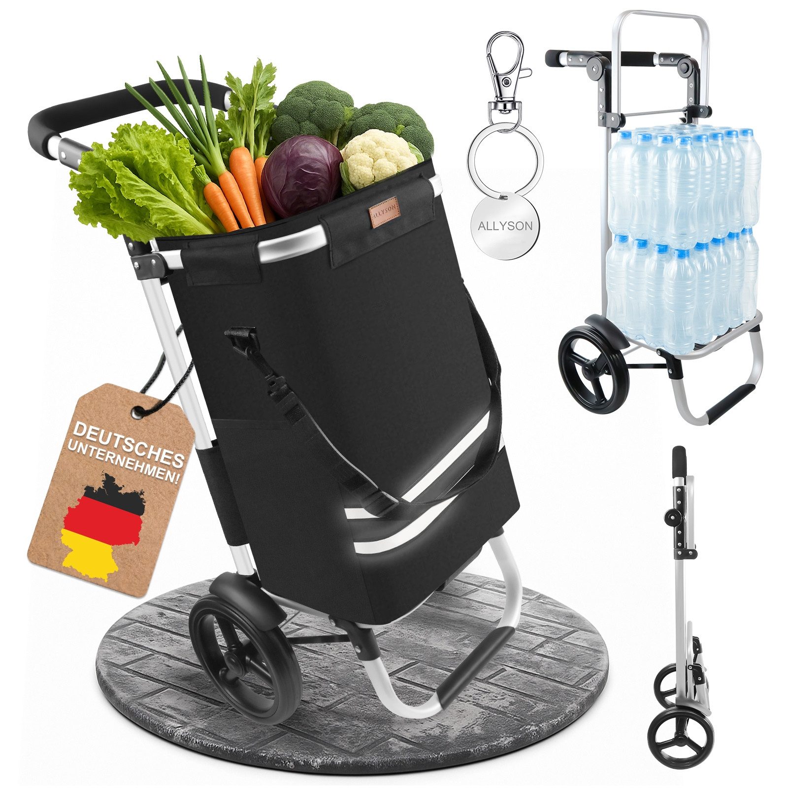 Allyson Einkaufstrolley Einkaufswagen klappbar, Einkauftrolley mit günstig online kaufen