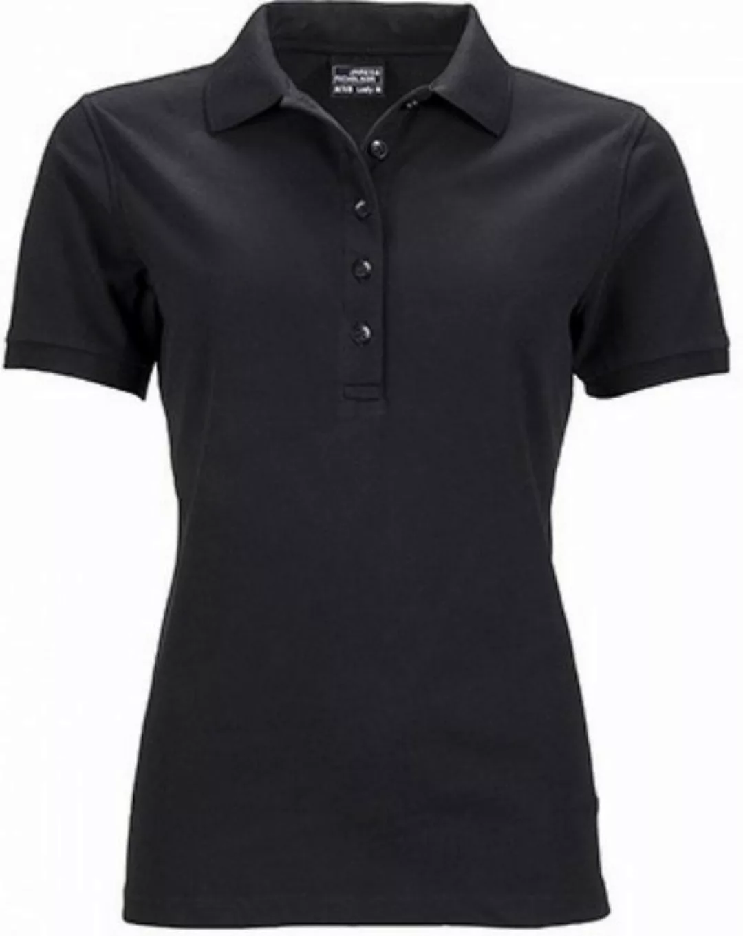 James & Nicholson Poloshirt Damen Elastic Polo Piqué / Taillierter Schnitt günstig online kaufen