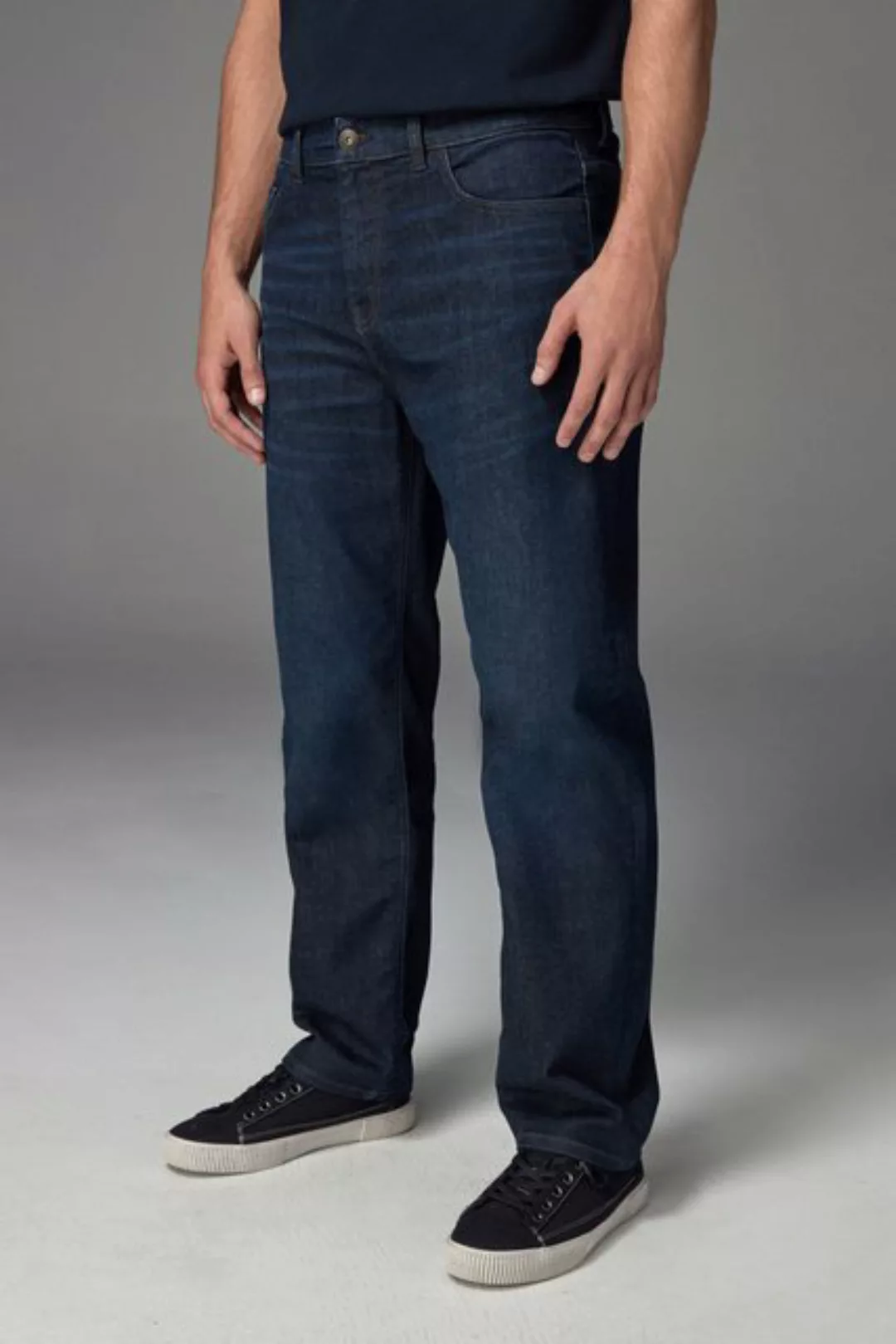 Next Straight-Jeans Authentic Straight Fit Stretchjeans, Vintage-Look (1-tl günstig online kaufen