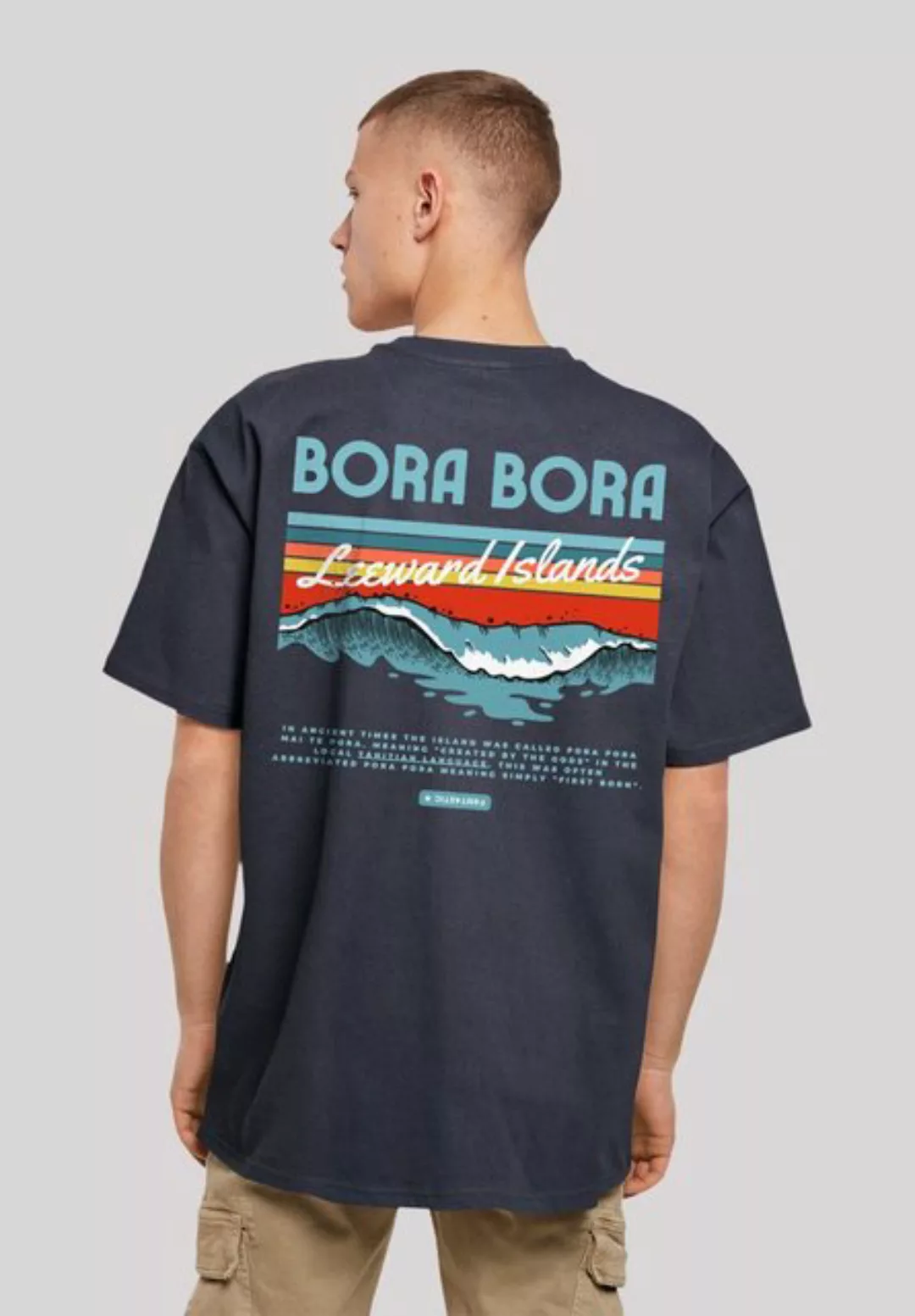 F4NT4STIC T-Shirt Bora Bora Leewards Island Print günstig online kaufen