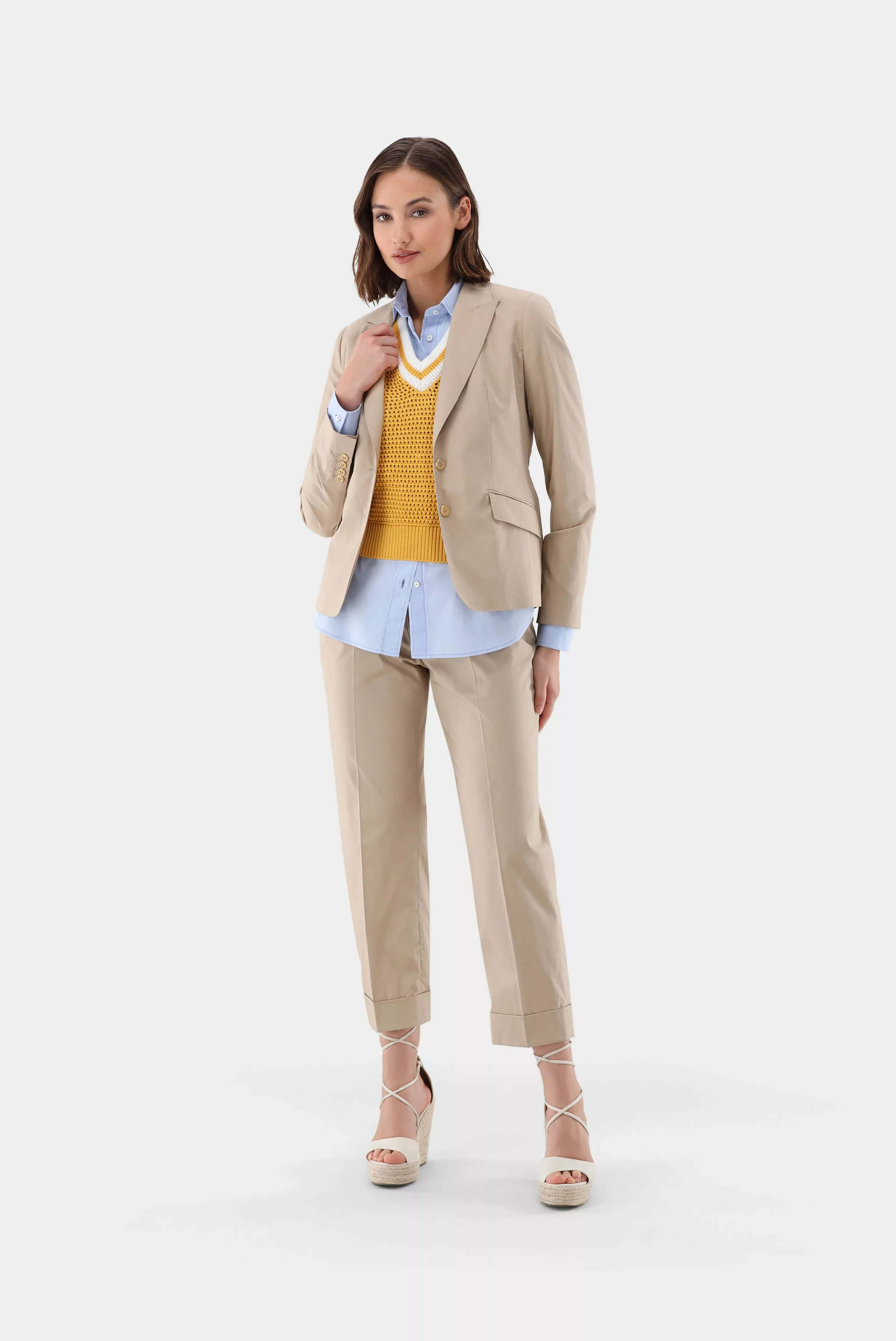 Taillierter Blazer mit Stretch günstig online kaufen