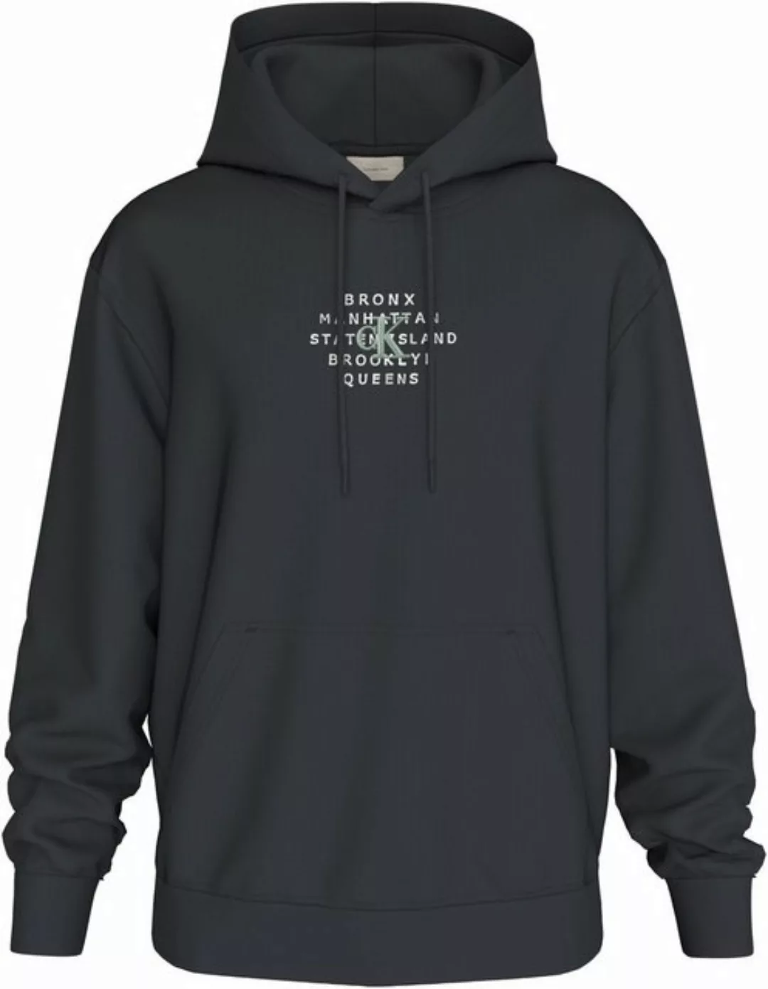 Calvin Klein Jeans Sweatshirt NYC STAMP GRAPHIC HOODIE mit Logostickerei günstig online kaufen