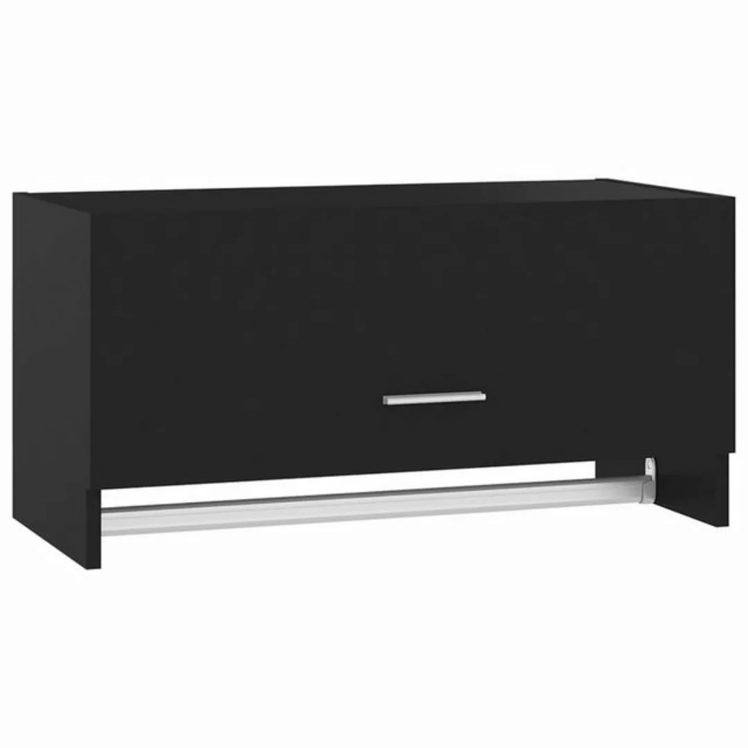 vidaXL Kleiderschrank Kleiderschrank Schwarz 70x32,5x35 cm Holzwerkstoff (1 günstig online kaufen