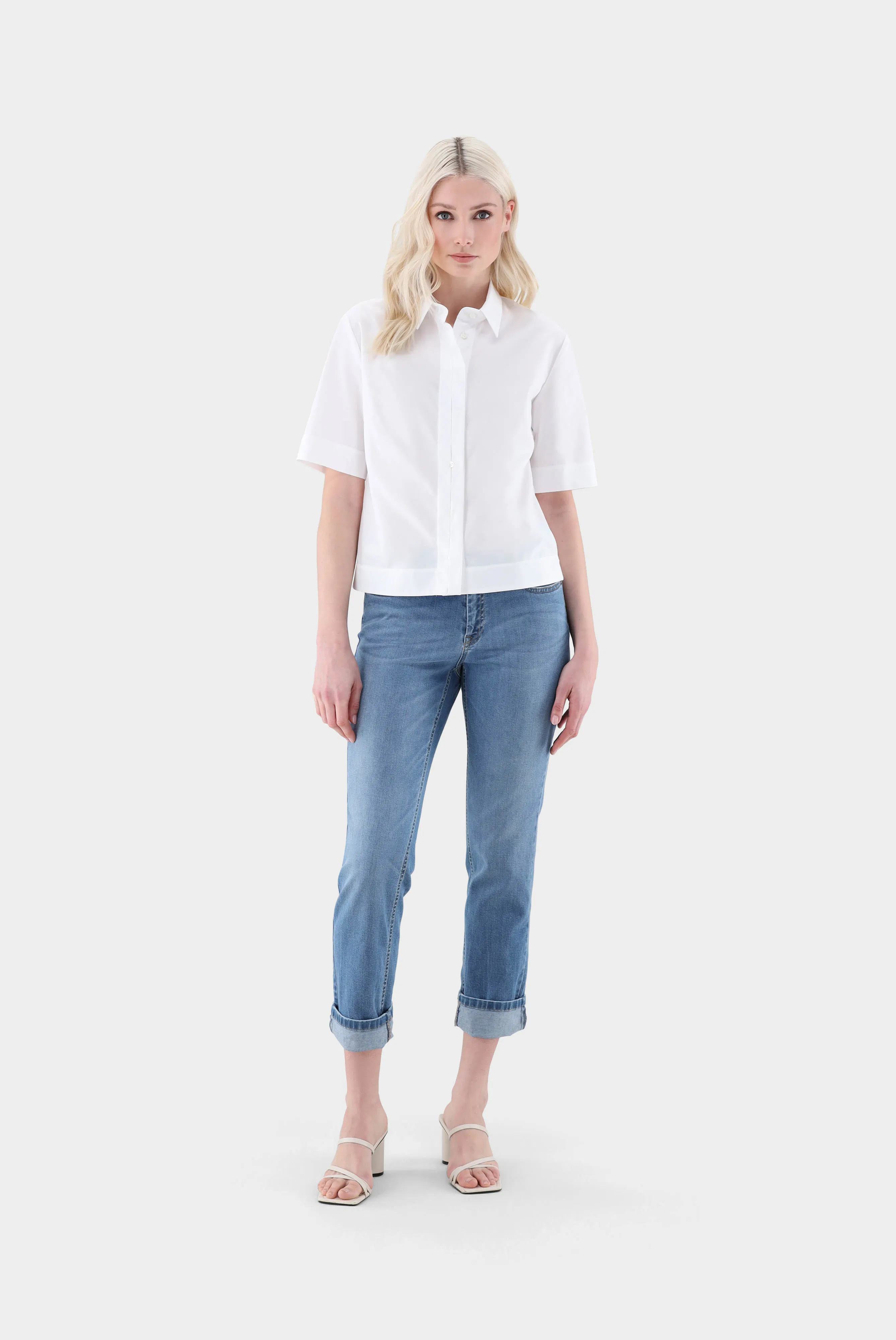 Boxy Fit Oxford Bluse günstig online kaufen