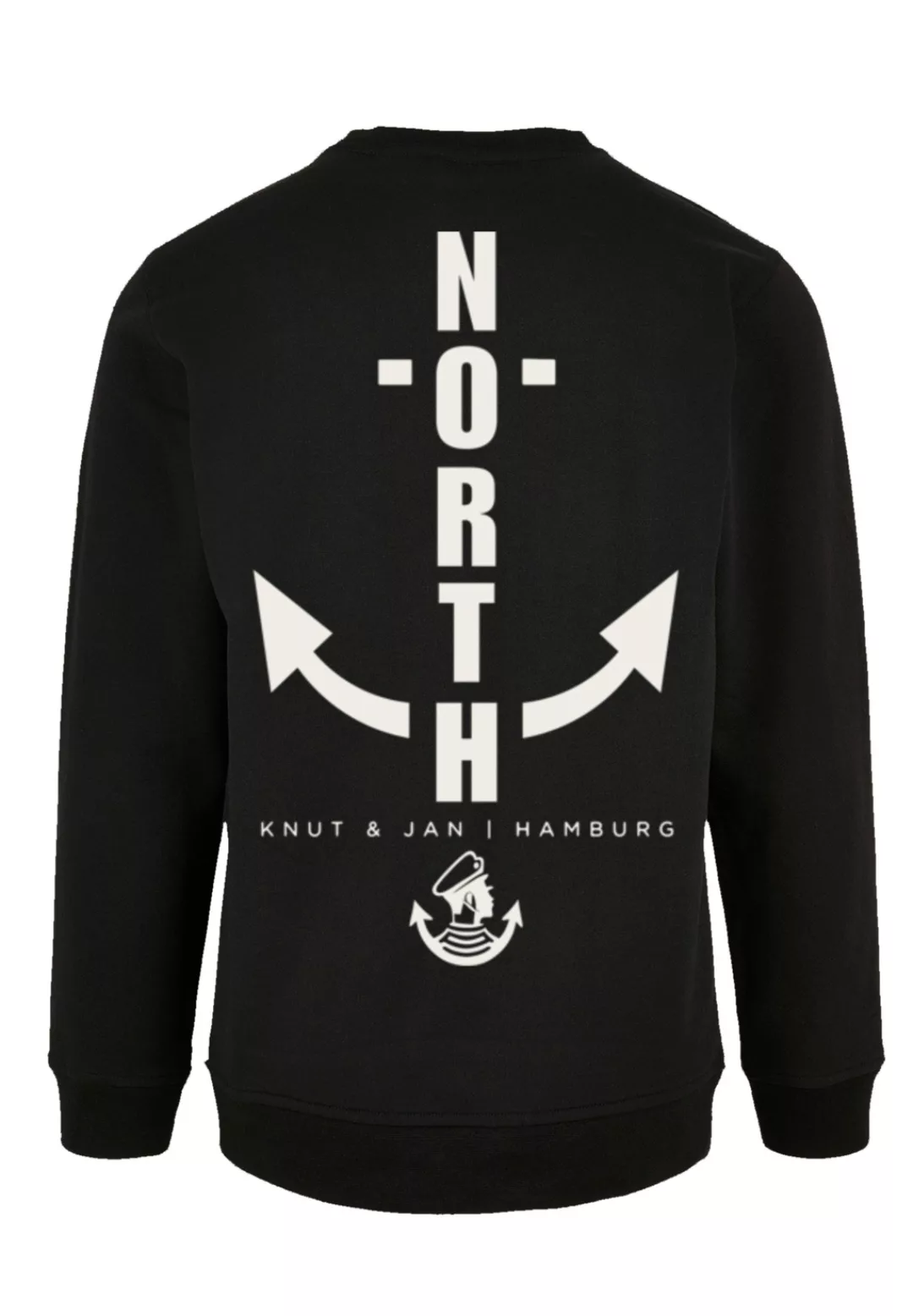 F4NT4STIC Kapuzenpullover "North Anchor Knut & Jan Hamburg", Print günstig online kaufen