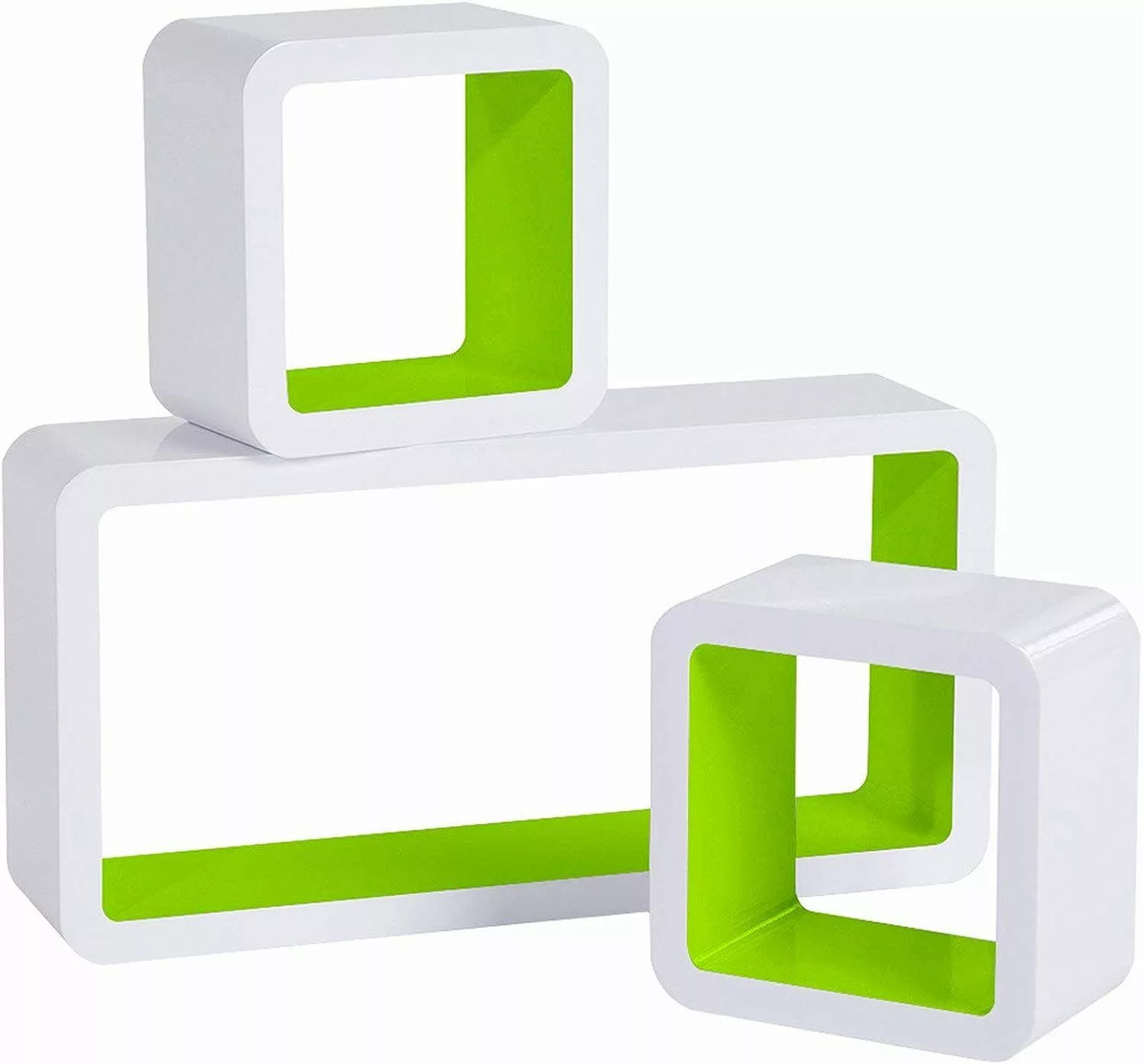 Woltu Wandregal, 3-tlg., Wandregal Cube Regal günstig online kaufen