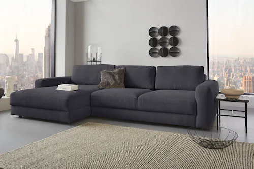 Places of Style Ecksofa "Bloomfield, L-Form", extra tiefe Sitzfläche, wahlw günstig online kaufen