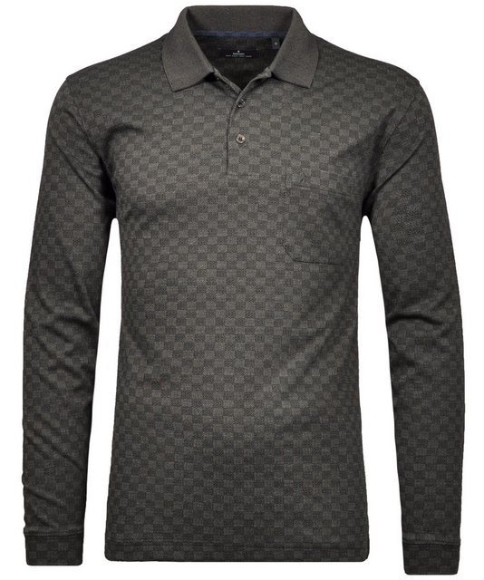 RAGMAN Langarm-Poloshirt Polo button LS jacquard günstig online kaufen