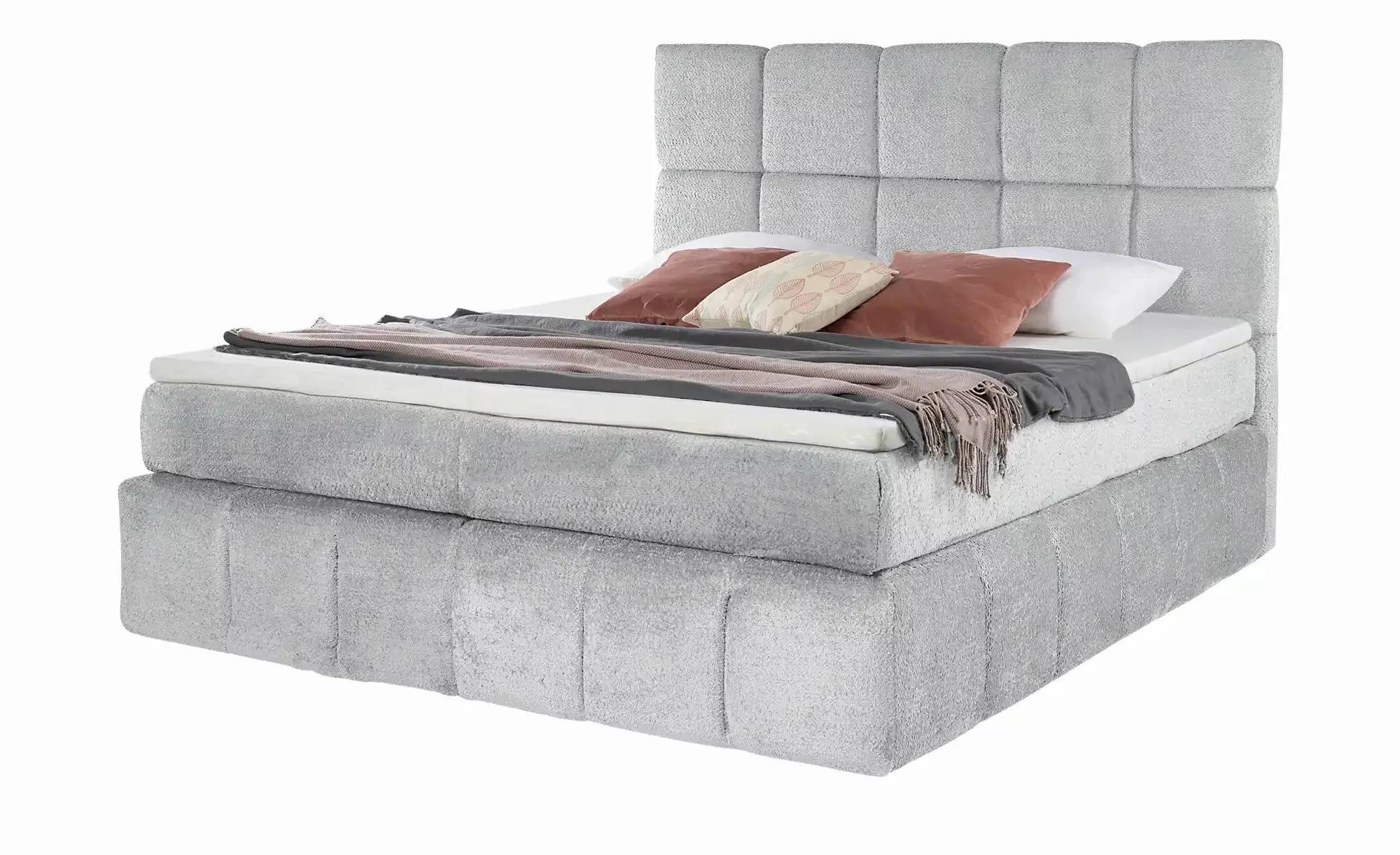 uno Boxspringbett  Piano ¦ grau ¦ Maße (cm): B: 190 H: 132 Betten > Boxspri günstig online kaufen