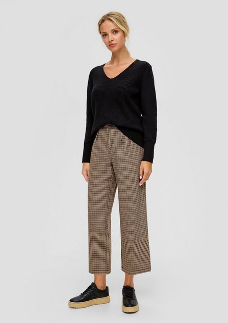 s.Oliver 3/4-Hose Regular: Culotte mit Bundfalten günstig online kaufen