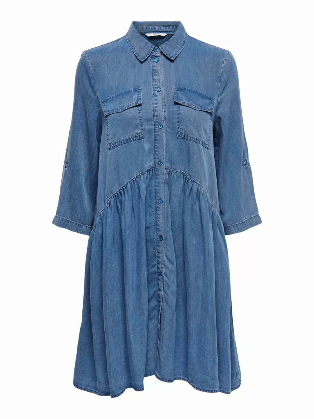 ONLY Loose Fit Jeanskleid Damen Blau günstig online kaufen