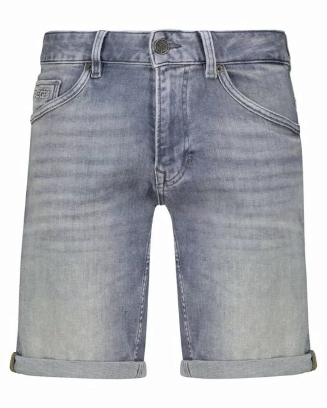 PME Legend Herren Jeans Short NIGHTFLIGHT - Regular Fit - Blau - Grau günstig online kaufen