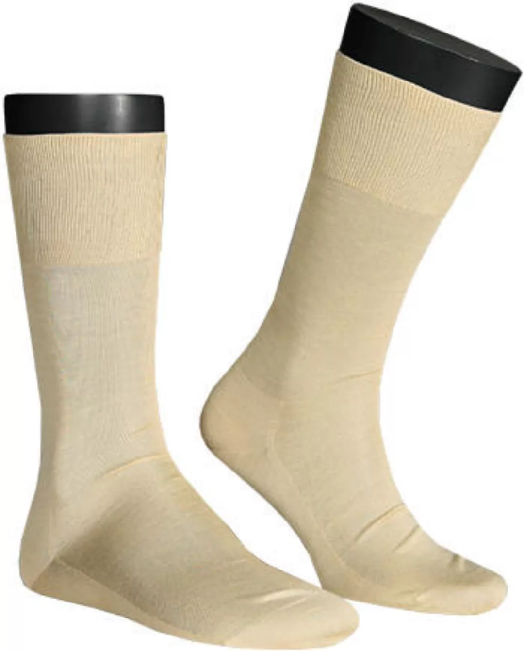 FALKE No. 9 Pure Fil d´Écosse Gentlemen Socken, Herren, 47-48, Beige, Uni, günstig online kaufen