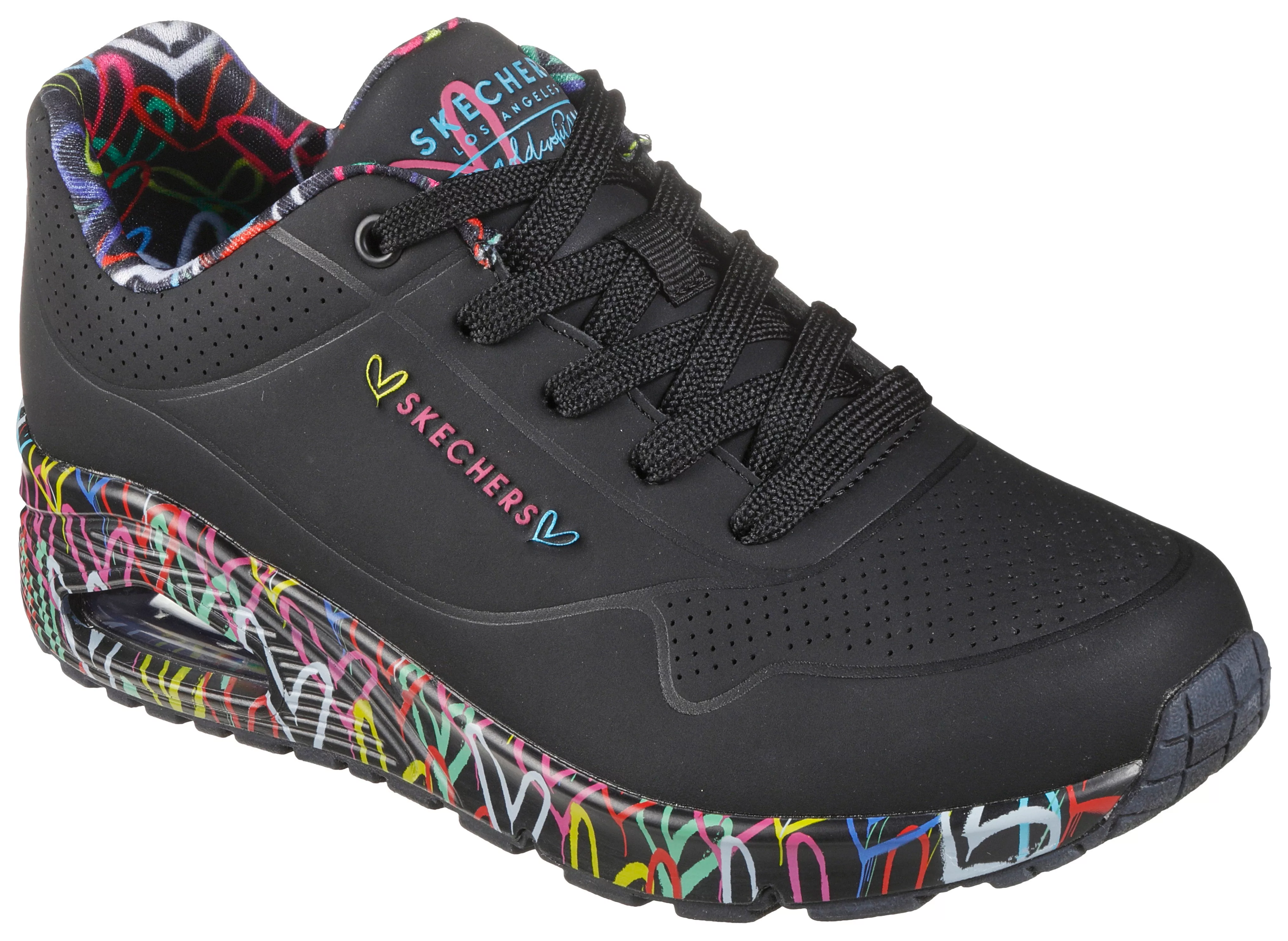 Skechers Wedgesneaker "UNO-LOVING LOVE", Freizeitschuh, Halbschuh, Schnürsc günstig online kaufen