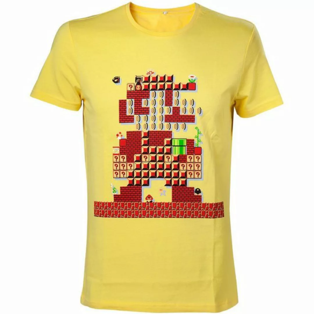 DIFUZED T-Shirt Nintendo - Yellow Mario Maker günstig online kaufen