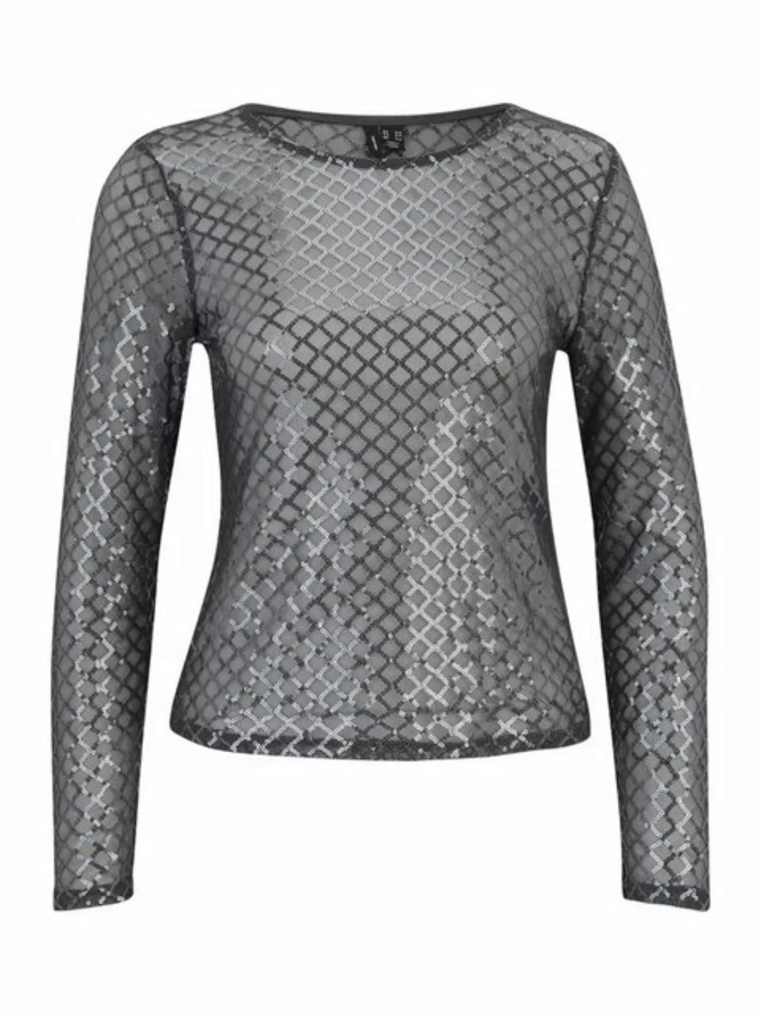 Vero Moda Petite Langarmshirt VMSAFINA (1-tlg) Pailletten günstig online kaufen