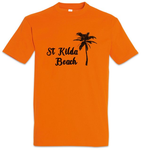 Urban Backwoods Print-Shirt St. Kilda Beach Herren T-Shirt Surfer Surfen Su günstig online kaufen