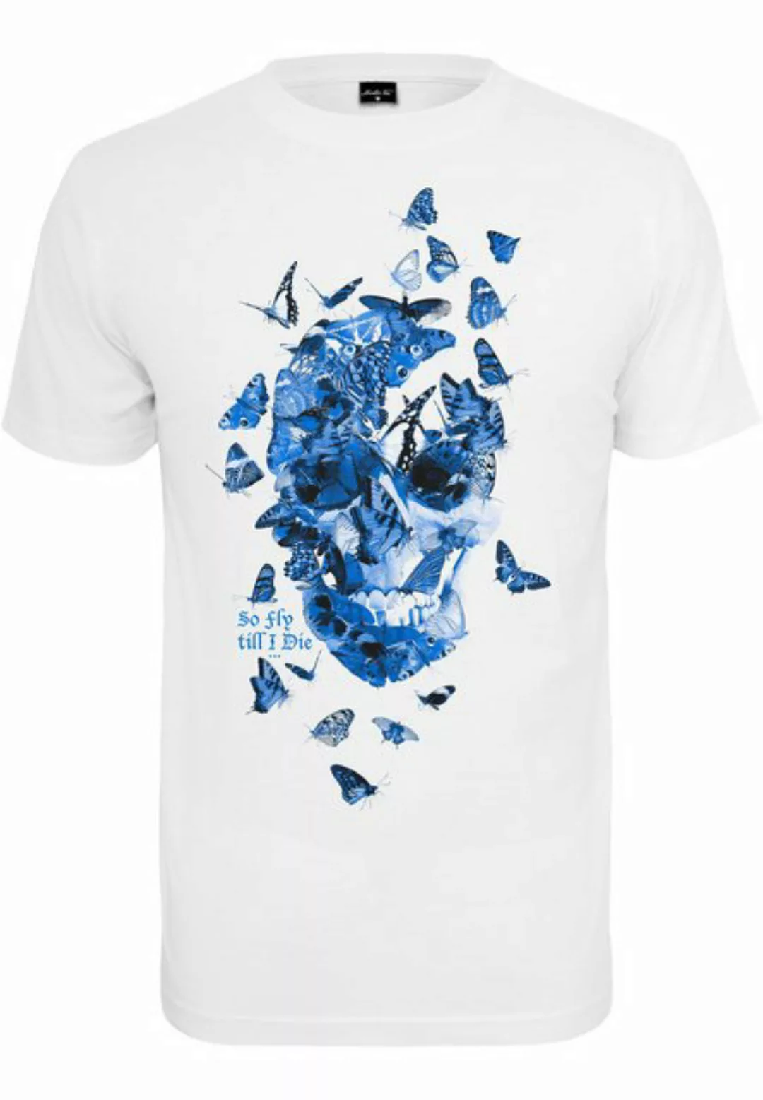 MisterTee T-Shirt MisterTee Herren Butterfly Skull Tee (1-tlg) günstig online kaufen